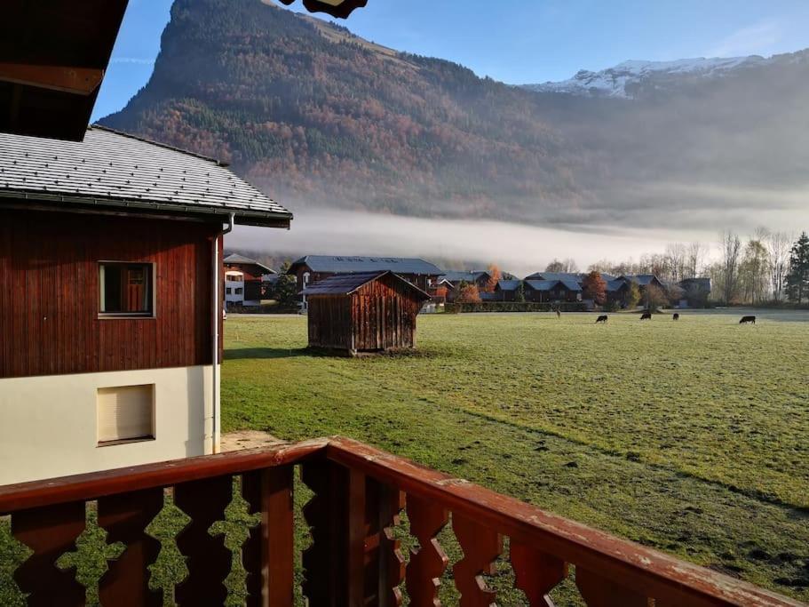 Bel Appartement En Residence Avec Piscines Samoëns Zewnętrze zdjęcie